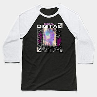 DIGITAL FACE Baseball T-Shirt